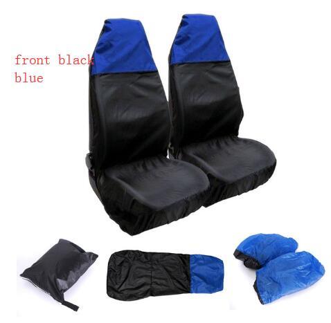 Dewtreetali Front Rear Car Seat Cover Protectors Universal Waterproof Nylon Seat Covers Water Resistant for Van Auto Vehicle