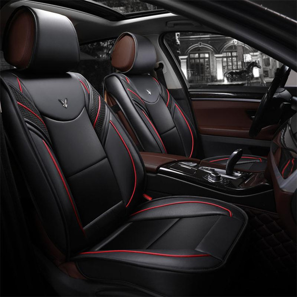 Universal Car Accessories Interior Car Seat Covers For Sedan Full Surrounded Design Durable PU Leather Seats Covers For SUV