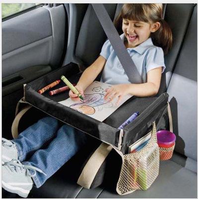 Car Child Safety Seat Storage Table Travel Children's Drawing Board Baby Stroller Pallet Car Storage Hanging Bag EEA839-1