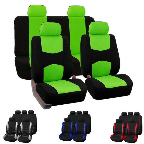 OHANEE 9PCS Universal Full Set Car Seat Cover Protection Car Seat Protector Auto Styling Accessories