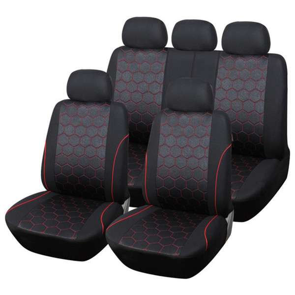 Universal Car Seat Cover Siamese Pu Leather Double Front Seat Covers Fittings Sedans Auto Interior Car Accessories Seat Protector