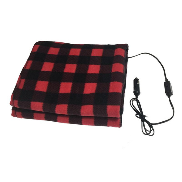 New Lattice Energy Saving Warm 12v Car Heating Blanket Autumn And Winter Car Electric Blanket