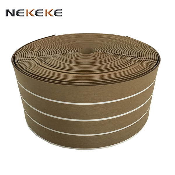 Shenzhen China hot selling Marine Boat Yacht Synthetic cheap Teak PVC Decking new style Yacht deck mat