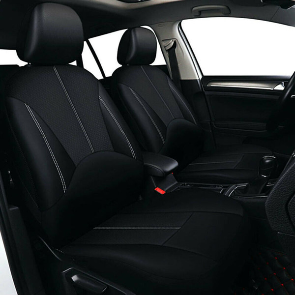 PU Leather Car Cover Seat Protector Cushion Black Front Cover Universal OCC-SC 4 Or 9pcs OCC-SC