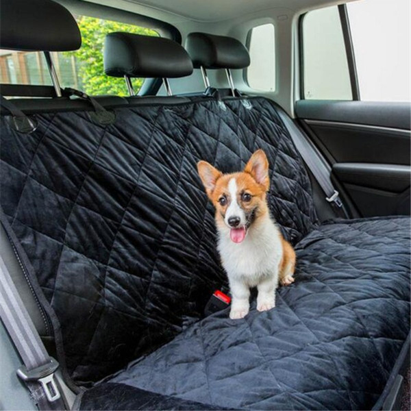 Car Pet Dog Carrier Dog Eco-Friendly Bag Pet Seat Cushion Rear Bench Back Cover Mat Waterproof Anti-slip Foldable Car Mats