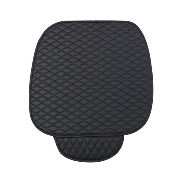 Protective Interior Wear Resistant Car Seat Cushion Decorative With Pocket Drivers Solid Universal PU Leather Anti Slip Soft