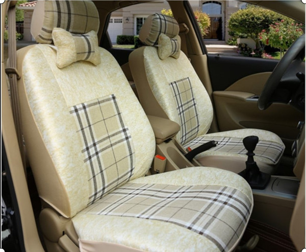 Linen Cloth Car Seat Covers for Jaguar XE Car Seat Cover Accessories Sets