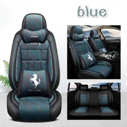 Universal Car Accessories Interior Car Seat Covers For Sedan Full Surrounded Design Durable PU Leather full set Seats Covers