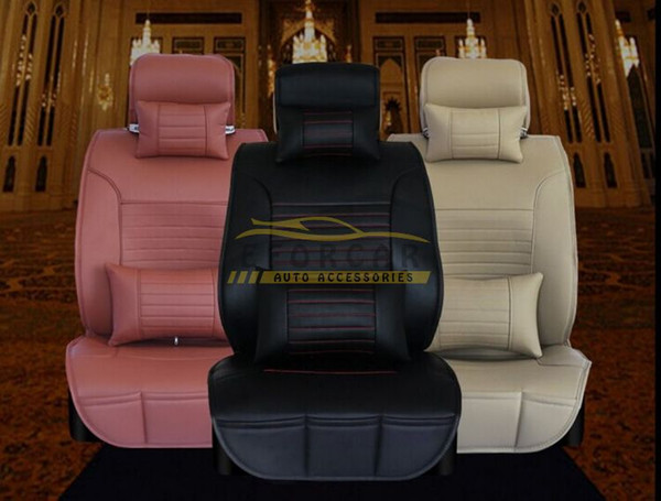 New Hot Sale PU Leather Car Seat Cover Universal Car Seat Cushion 3 Color Free Shipping