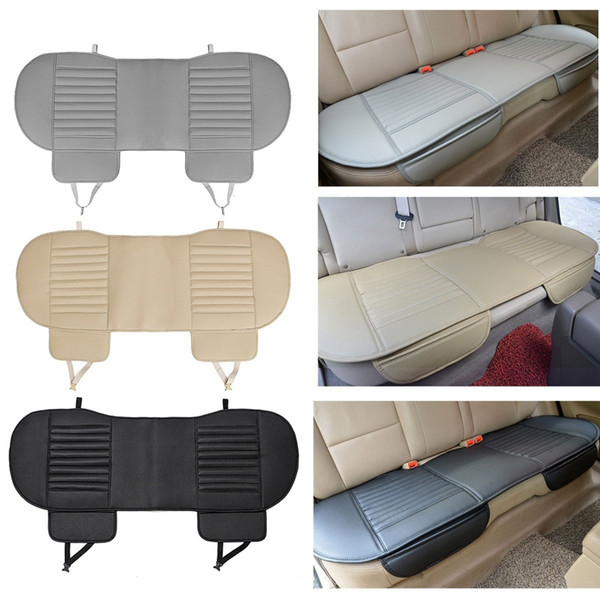 Universal Car Dustproof and Waterproof PU Leather Breathable Bamboo Charcoal Automobile Back Seat Cushion Auto Accessories