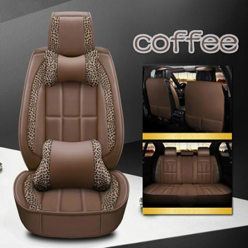 All clusive cat mat four season general fashion leopard print car interior accessories full set car seat cover