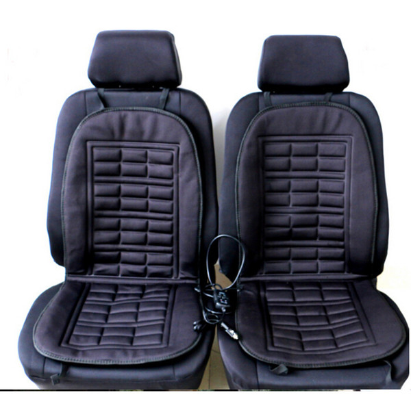 2PCS In 1 Controller Winter Warmer Car Heated Seat Cushion Hot Cover Heat Heating Pad Car Accessories