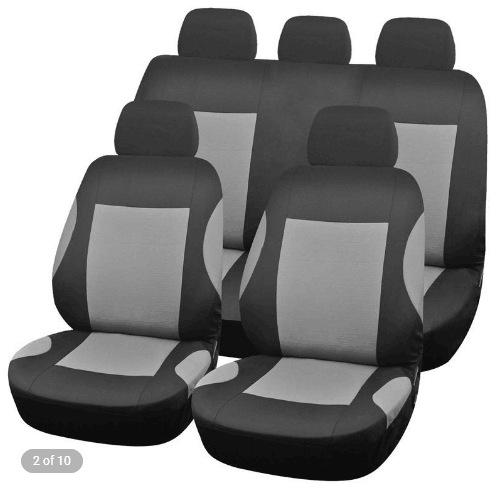 9pcs Full Set Car Seat Covers Automobile Seat Protector Fit All Season 100% Polyester Interior Accessories Protectors Car-Styling