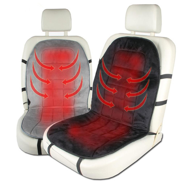 Winter Explosion Models Car 12V Thick Soft Velvet Heating Car Seat For The Car Home Office