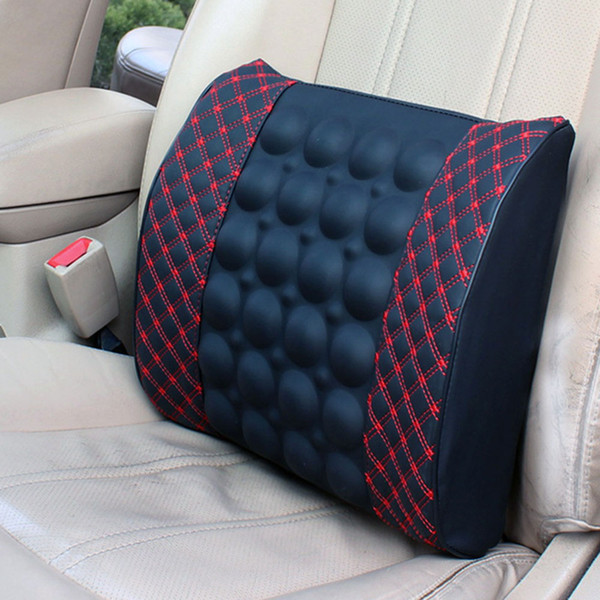 Car Massage Lumbar Cushion Seat Back Seat Cover Electric Massager Cushion Car Back Waist Support Styling