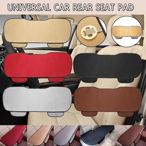 Universal Car Seat Mat Auto Double Back Seat Pad Breathable Anti-slip Synthetic Leather Car Rear Cover