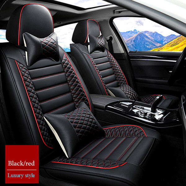 Universal Full coverage car seat cover Luxury car interior Latest styles embroidered car seat cushion fit most sedan SUV cars