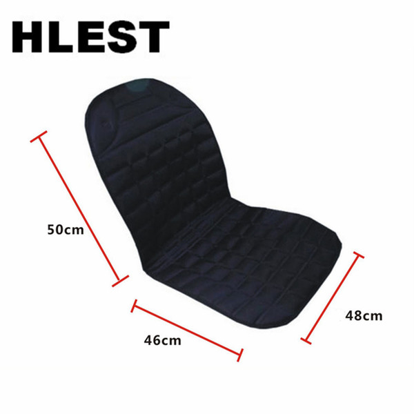 HLEST Car Styling Black DC 12V Car Seat Cushion Cover Heater Warmer Winter Household Cardriver Heated Cushion