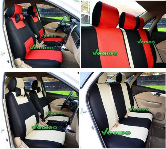 Universal Seat Cover For SUBARU Forester Outback Xv Brat Vivio Ecvt By Breathable Material+Airbag Compatible+Logo+wholesale+Free Shipping