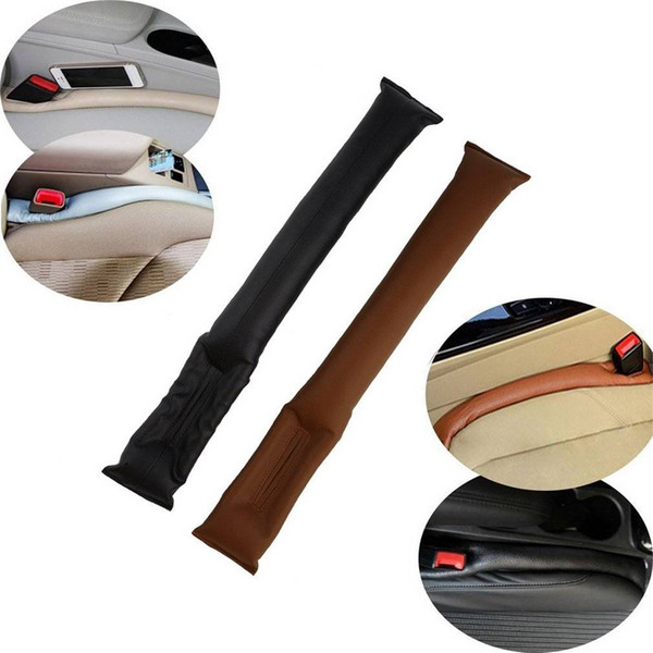 Luxury Leather Car Auto Seat Pad Gap Fillers Holster Spacer Filler Padding Spacer Filler Padding Protective Case Auto Cleaner Clean Slot