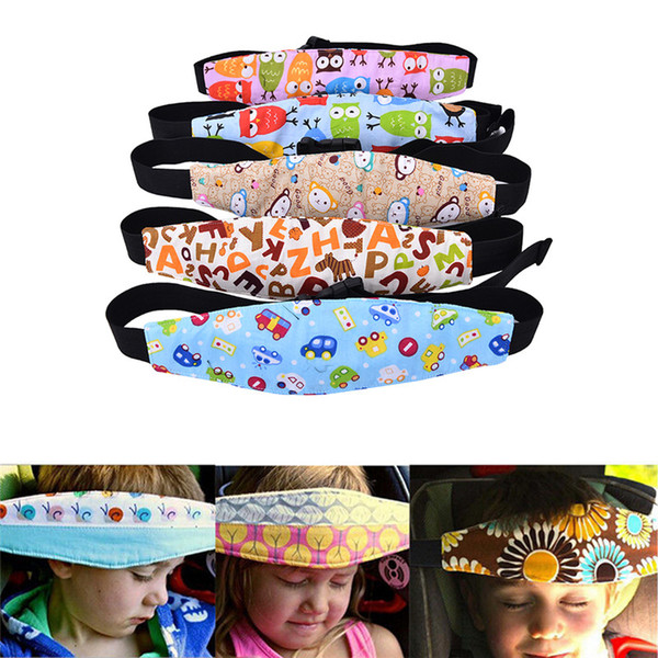 Baby Car Seat Sleep Adjustable Belt Nap Aid Safety Head Support Band Holder For Travel Kid Protector