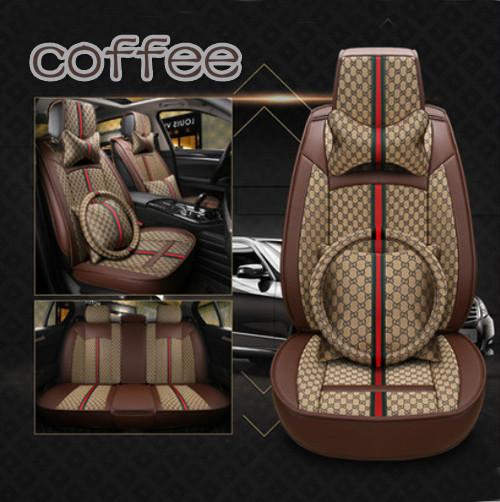 New type Car mat four season all clusive cloth art car interior accessories car seat cover for five seat cars