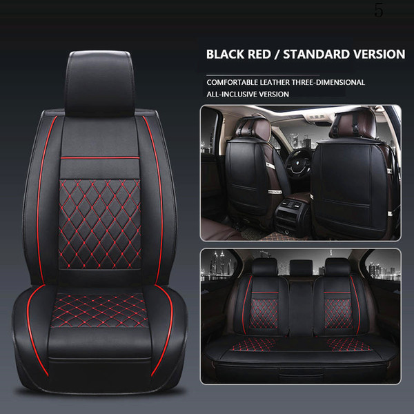 Car Seat Cover Universal Set for BMW E46 F31 E60 E90 E93 X3 1 Series Car Seat Cover Waterproof PU Leather Seat Cover BMW Cubre Asientos Auto