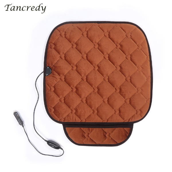 New Car Electric Heated Cushion Auto Heated Pad Car Heating Pad Winter Thermal Seatpad Interface 12v Car Heating Seat Cover