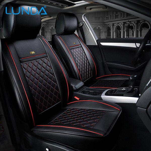 ( Front + Rear ) Luxury Leather car seat covers For Nissan Qashqai March Teana Tiida Almera X-trai auto accessories car styling