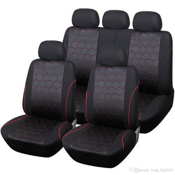 free shipping yentl Seat Covers & Support cheap price high quality china factory Polyester Hexagon Style Auto Car Accessories Interiors