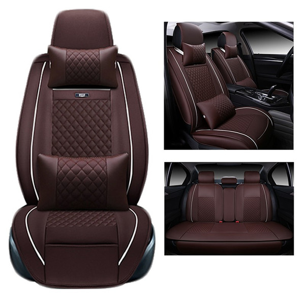 for TOYOTA Corolla RAV4 Highlander PRADO Yaris Prius Camry leather car seat cover front and back Complete set car cushion cover