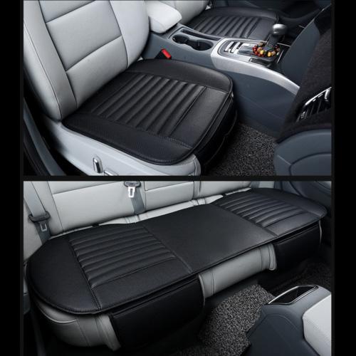 3D Universal Car Seat Cover Breathable Leather Pad Mat for Auto Chair Cushion Front Rear Seat Cover 3PCS