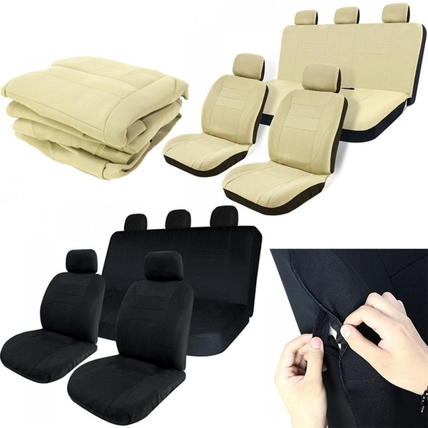 High Quality Cars Accessories Car Seat Covers Set 8 Pcs Set Car Auto Seat Cover Protect Seat Covers Easy To Install and Clean