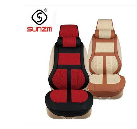 Sunzm Non-toxic and tasteless Car Seat Covers Front & Rear Complete Set for Universal 5 Seat Car Four Season Car Seat Cover Set Protector