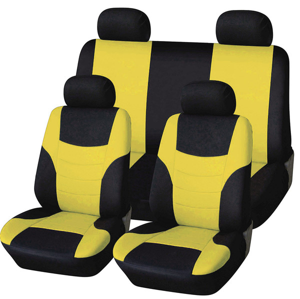 8pcs/Set 6 Color Universal Seat Covers Car Interior Accessories Auto Seat Covers All Seasons Use Car-pass Car Seat Cover