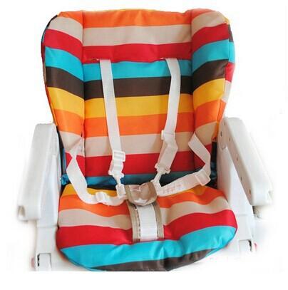 NEW 1pcs car seat cover, soft Cotton pads,Baby carriages /Dining Chair Universal pad / rainbow color bar pad