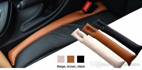 Auto Car Seat Cover Faux Leather Gap Pad Fillers Holster Spacer Filler Padding Protective Case Cleaner Clean Slot Plug Stopper