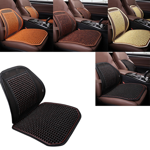 2019 Summer Wood Bead Supplies General Lumbar Pad + Cushion Car Supplies Massage Breathable Cushion