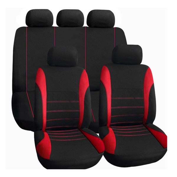 New High Quality Universal Car Seat Cover 9 Set Full Seat Covers for Crossovers Sedans Auto Interior Styling Decoration Protect