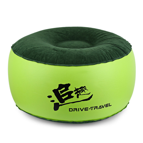 wholesale Universal Portable Outdoor Car Inflatable Stool Footrest Cushion PVC Seat for Travel Home Office Yoga