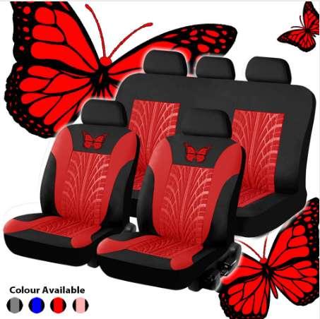 Universal Fashion Styling Full set Butterfly Car Seat Protector Auto Interior Accessories Automotive Car Seat Cover