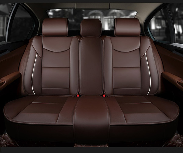 Universal Car Accessories Interior Car Seat Covers For Sedan Full Surrounded Design Durable PU Leather Seats Covers For SUV