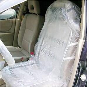 In stock 10Pcs Car Disposable Auto Plastic Seat Films Covers