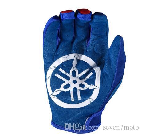 Hot 2019 Motocross Glove for yamaha Racing Blue Moto Motorcycle Gloves Dirt Bike ATV Moto outdoor women men fashion Gloves for 2020 spring
