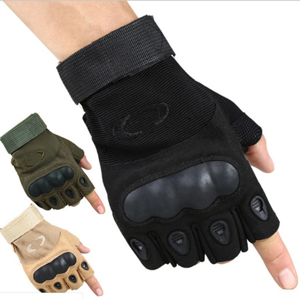 Soft shell tactical gloves knuckle half finger gloves outdoor equipment fighting gloves motorcycle tactical equipment D001