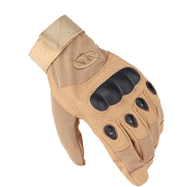 Outdoor Wearable Full Finger Army Tactical Gloves Mittens Sports Combat Motocycle Slip-resistant Carbon Fiber Tortoise Shell