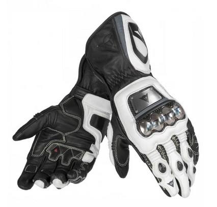 NEW Motorcycle Mesh Black Gloves motorcycle drop resistance gloves genuine leather titanium alloy long design ride Moto gloves