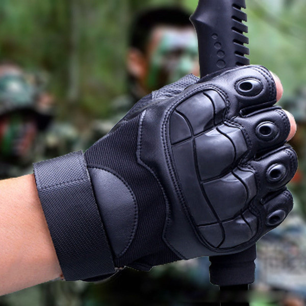 Men Tactical Gloves Breathable Fingerless Gloves Tactical Equipment Outdoor Sports Army Top Quality Carbon Hard Knuckle Gloves