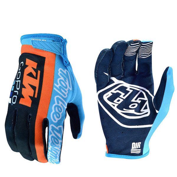 Cycling Gloves Racing TEAM Bike Bicycles With Gel Pads KTM Tour Blue Sports Men Women Adult Hot Sale 30jy V