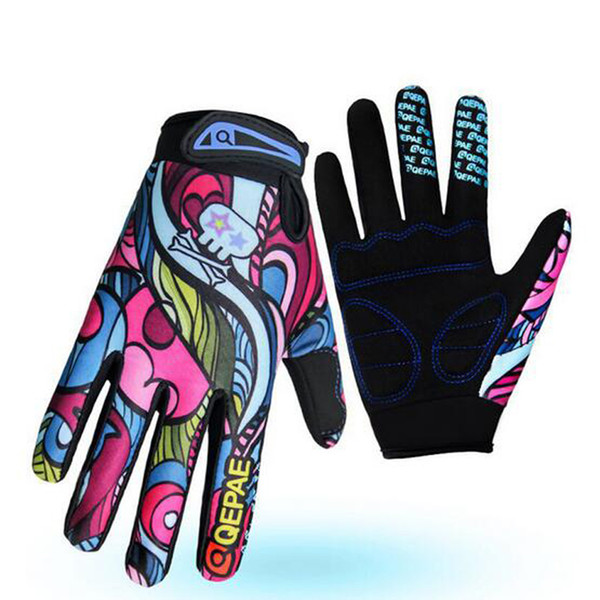 New Style Men's Bicycle Riding All Finger Riding Gloves Outdoor Sports Slippery Trolley Long Finger Gloves